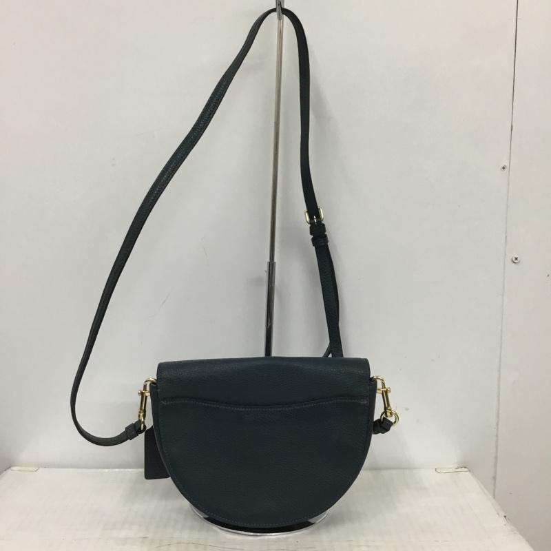 コーチ COACH ショルダーバッグ ショルダーバッグ C1432 ハーフムーン ロゴ、文字 青 / ブルー / レディース USED 古着 中古 10124183