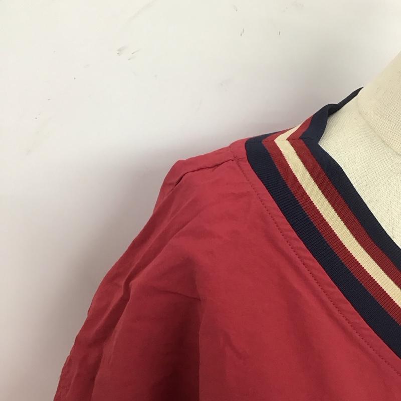 マウジー MOUSSY カットソー 長袖 010GSQ01-0180 NFL ナイロンプルオーバー FREE ロゴ、文字 えんじ / ワインレッド /  レディース USED 古着 中古 10107935