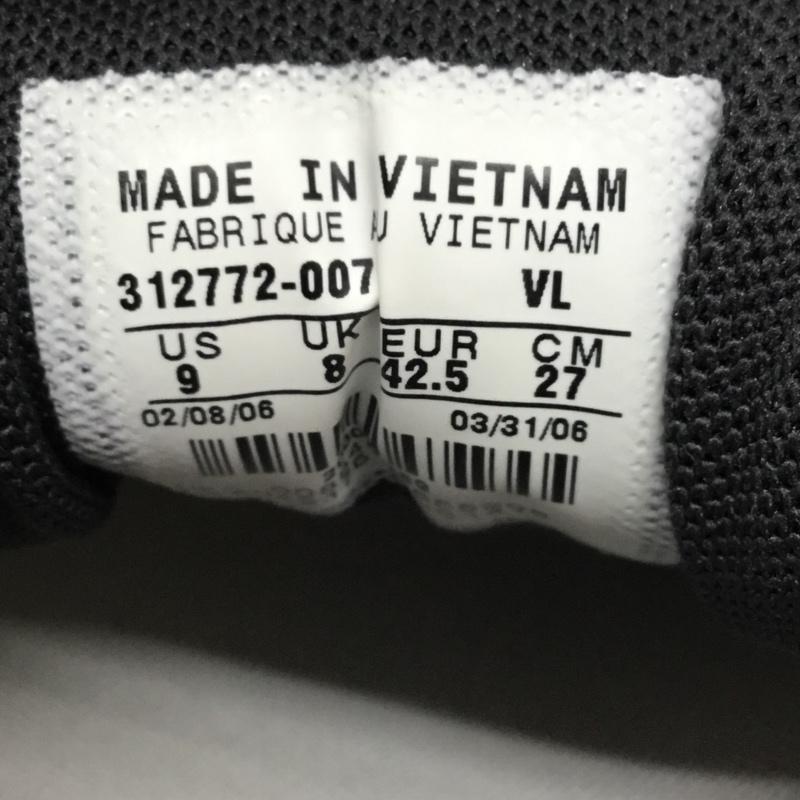 ナイキ NIKE スニーカー スニーカー 312772-007 27cm 箱有 27.0cm ロゴ、文字 灰 / グレー / X 橙 / オレンジ / メンズ USED 古着 中古 10116633