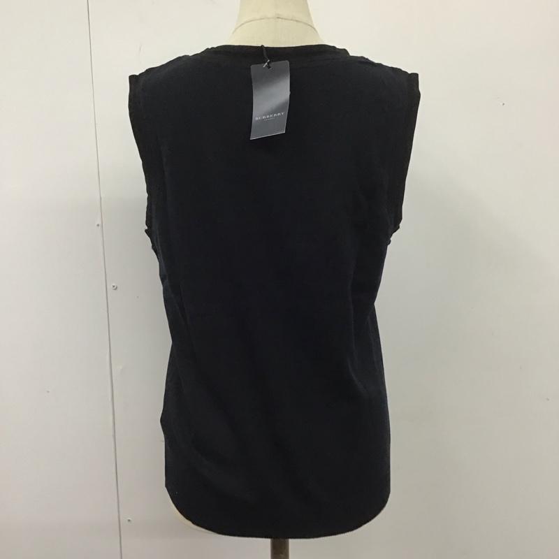 バーバリーロンドン Burberry London タンクトップ タンクトップ タンクトップ ノースリーブカットソー 2 無地 黒 / ブラック / レディース USED 古着 中古 10112517