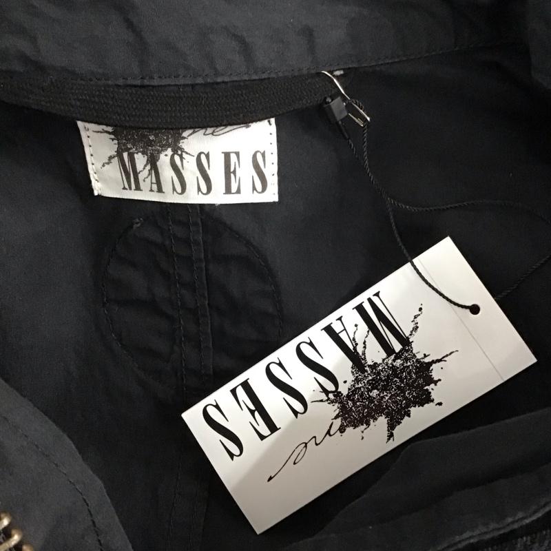 マシス MASSES コート コート一般 M-65 モッズコート ミリタリーコート M ワンポイント 黒 / ブラック / メンズ USED 古着 中古 10124958