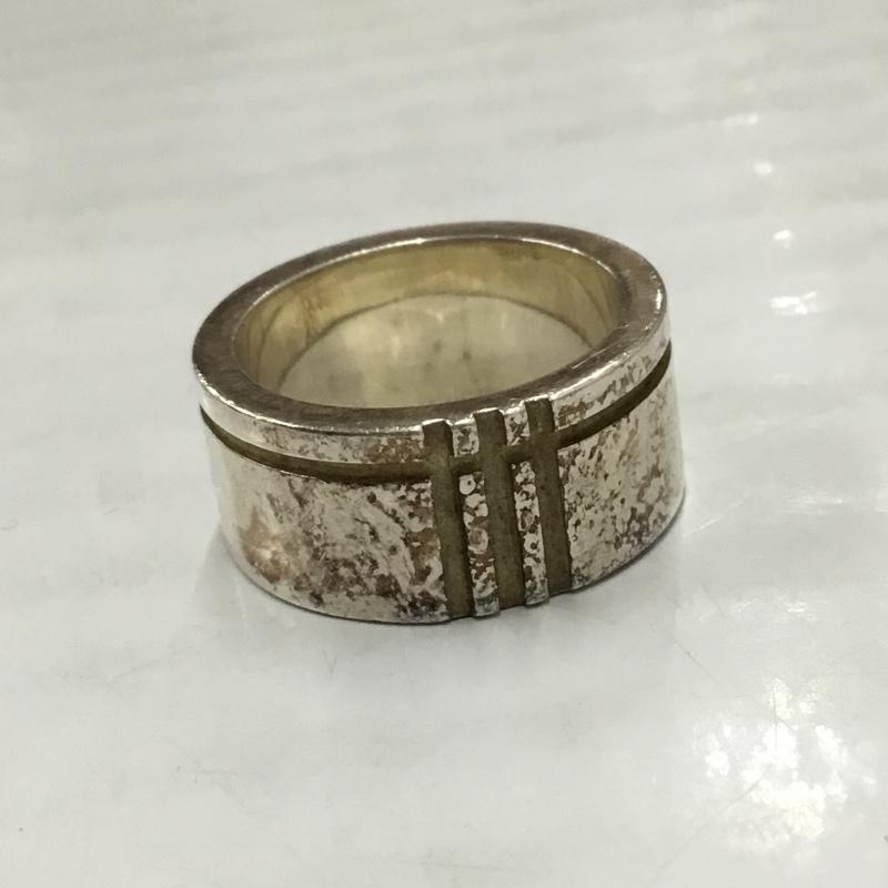 バーバリーブラックレーベル BURBERRY BLACK LABEL アクセサリー 指輪 17号 箱有 銀 / シルバー / メンズ USED 古着 中古 10119920
