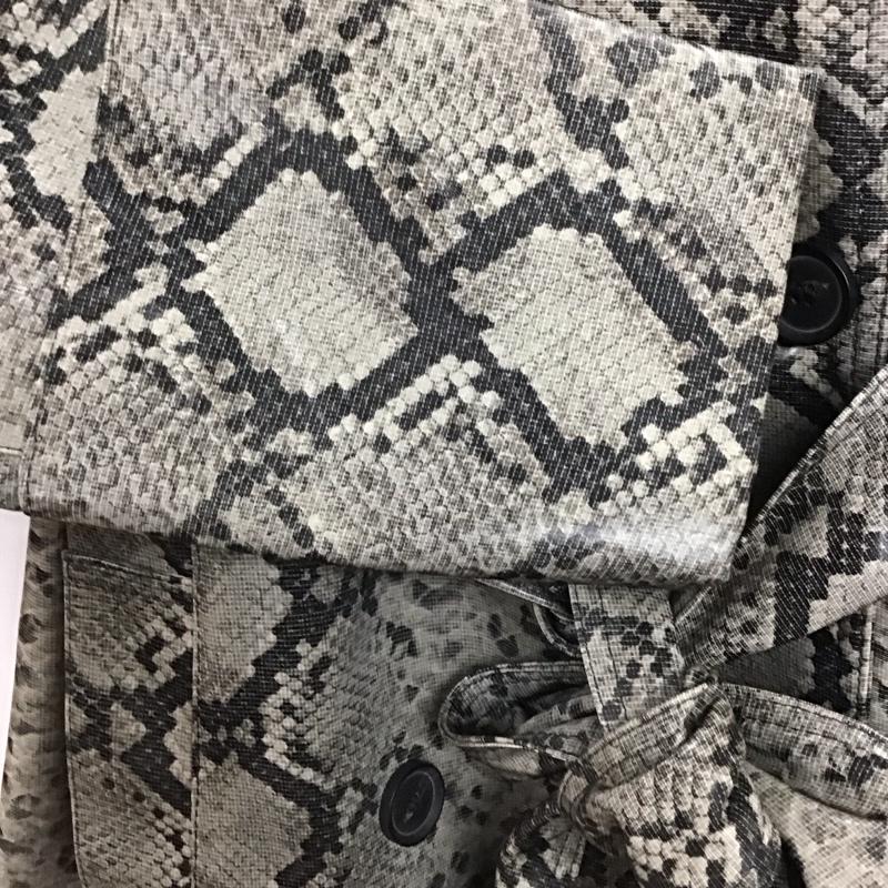 ザラベーシック ZARA BASIC ジャケット、上着 ジャケット、ブレザー パイソンジャケット アウター ロングコート XS ヘビ柄 マルチカラー / マルチカラー / レディース USED 古着 中古 10136452