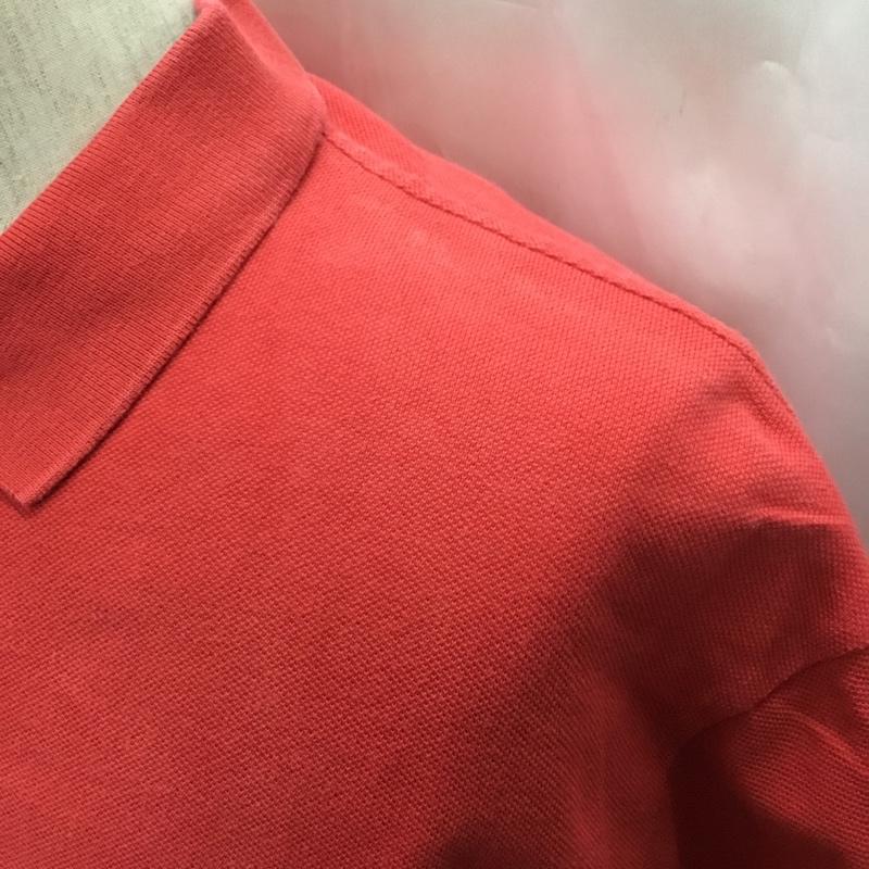 ポロラルフローレン POLO RALPH LAUREN ポロシャツ 半袖 L 無地 赤 / レッド / メンズ USED 古着 中古 10108686
