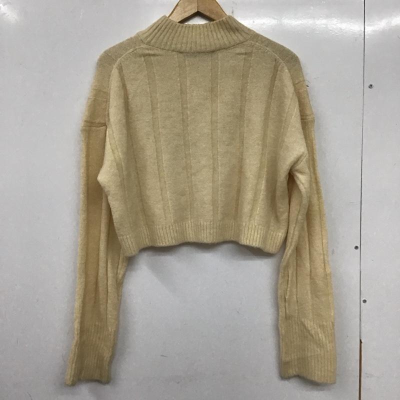 ザラ ZARA ニット、セーター 長袖 S 無地 ベージュ / ベージュ / レディース USED 古着 中古 10139381
