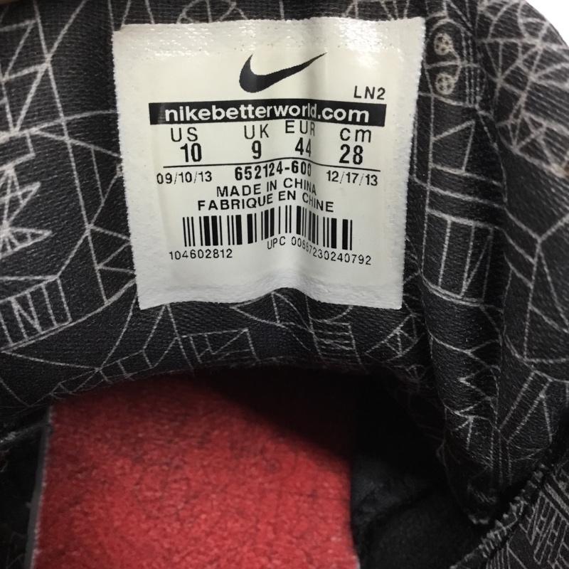 ナイキ NIKE スニーカー スニーカー 652124-600 AIR UP 14 QS 28cm 28.0cm ロゴ、文字 赤 / レッド / X 黒 / ブラック / メンズ USED 古着 中古 10115043