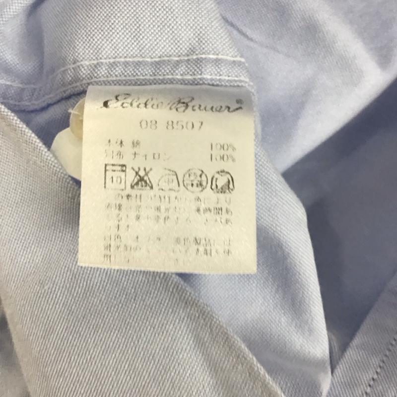 エディーバウアー Eddie Bauer シャツ、ブラウス 長袖 長袖シャツ 無地シャツ カラーシャツ XS 無地 水色 / ライトブルー / レディース USED 古着 中古 10129709
