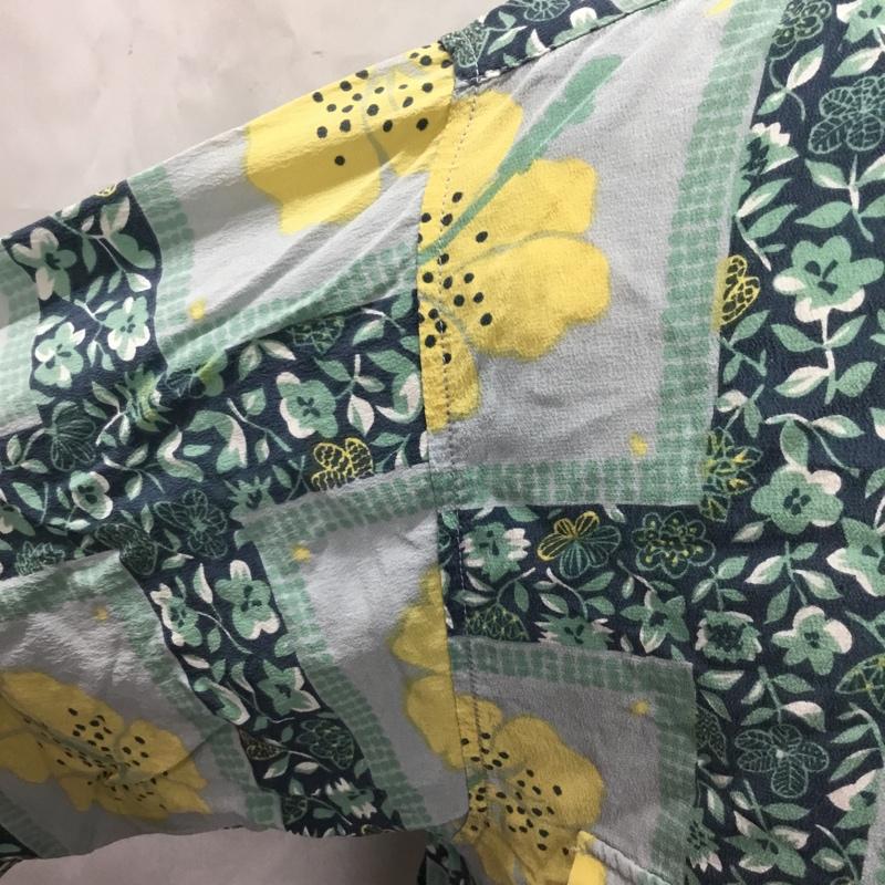 古着 USED シャツ、ブラウス 半袖 半袖シャツ カラーシャツ 半袖カットソー アロハシャツ M 総柄 X 花柄 マルチカラー / マルチカラー / メンズ USED 古着 中古 10106434