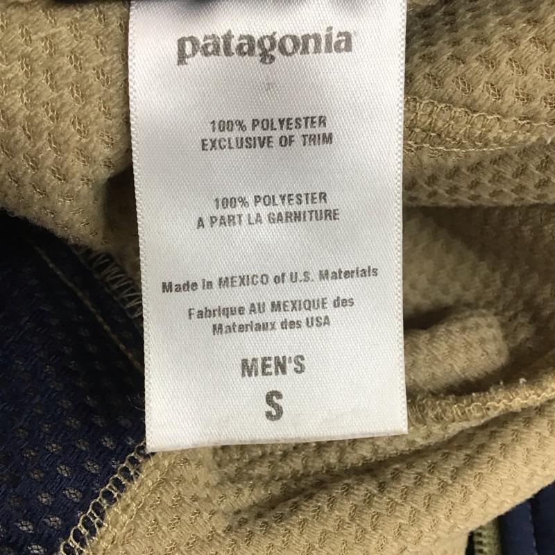 パタゴニア patagonia ジャケット、上着 ジャケット、ブレザー ジップアップジャケット フリースジャケット アウター S ロゴ、文字 ベージュ / ベージュ / メンズ USED 古着 中古 10122754