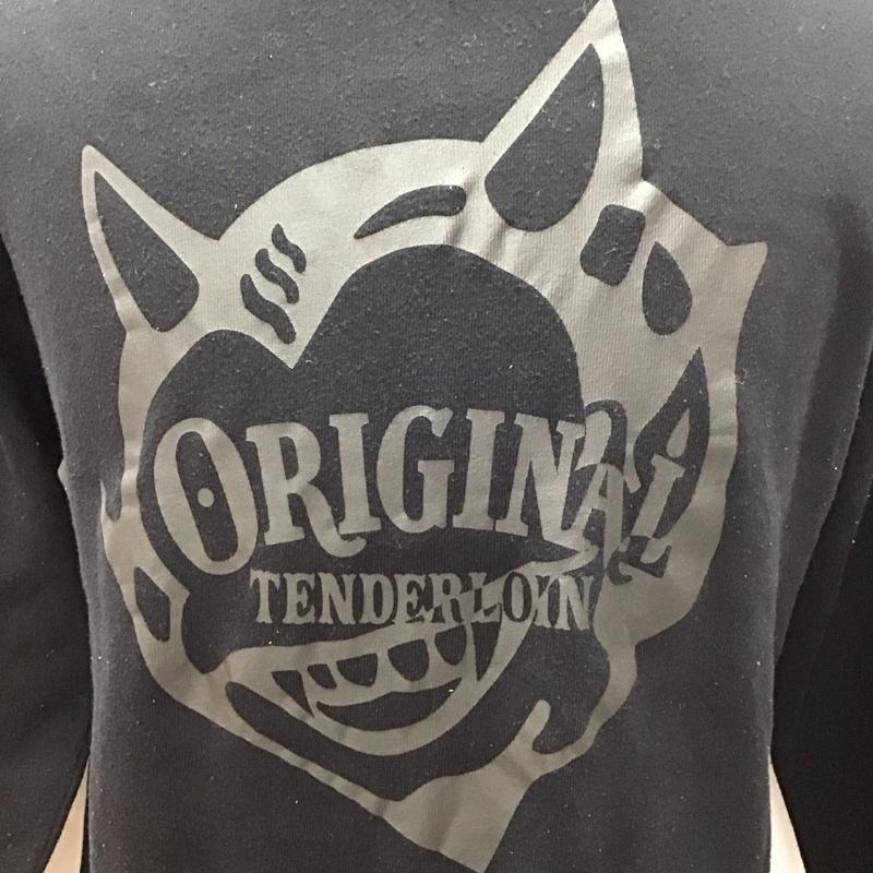 テンダーロイン TENDERLOIN トレーナー 長袖 長袖 M プリント 黒 / ブラック / メンズ USED 古着 中古 10114378