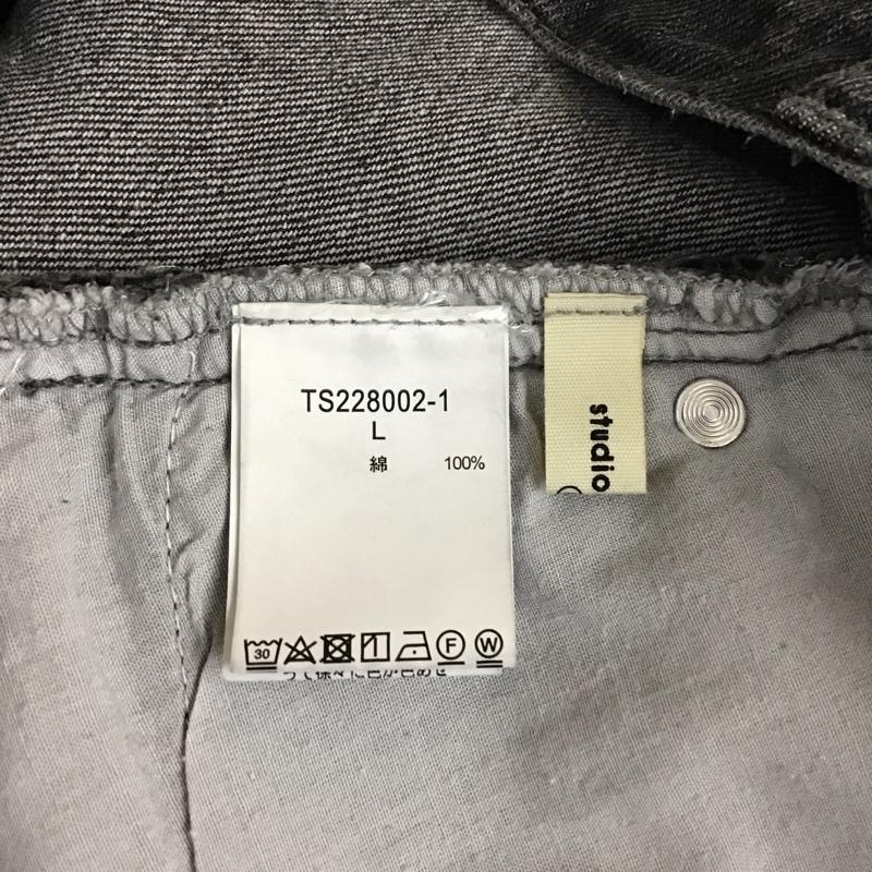 スタディオクリップ studio CLIP スカート ロングスカート TS228002-1 デニム L 無地 黒 / ブラック / レディース USED 古着 中古 10118702