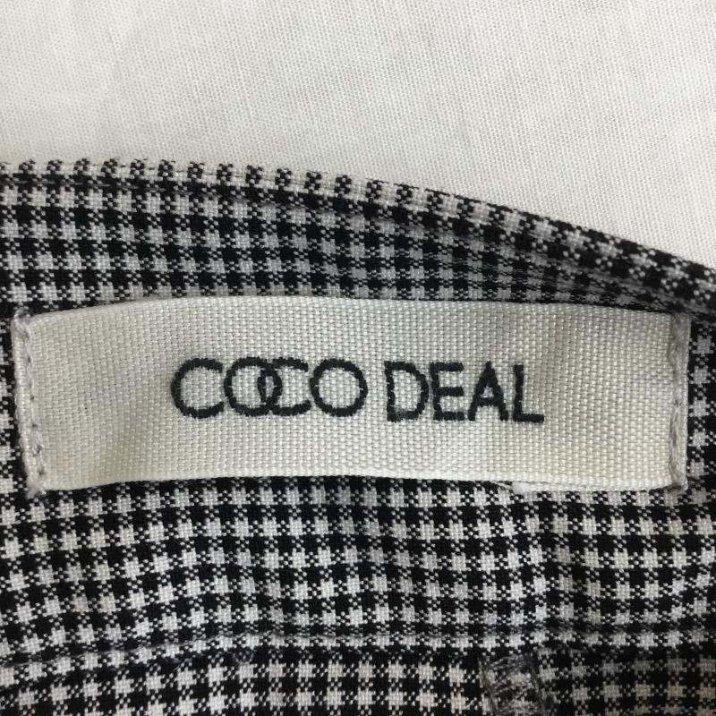 ココ ディール COCO DEAL パンツ スラックス 2 チェック 黒 / ブラック / レディース USED 古着 中古 10138289