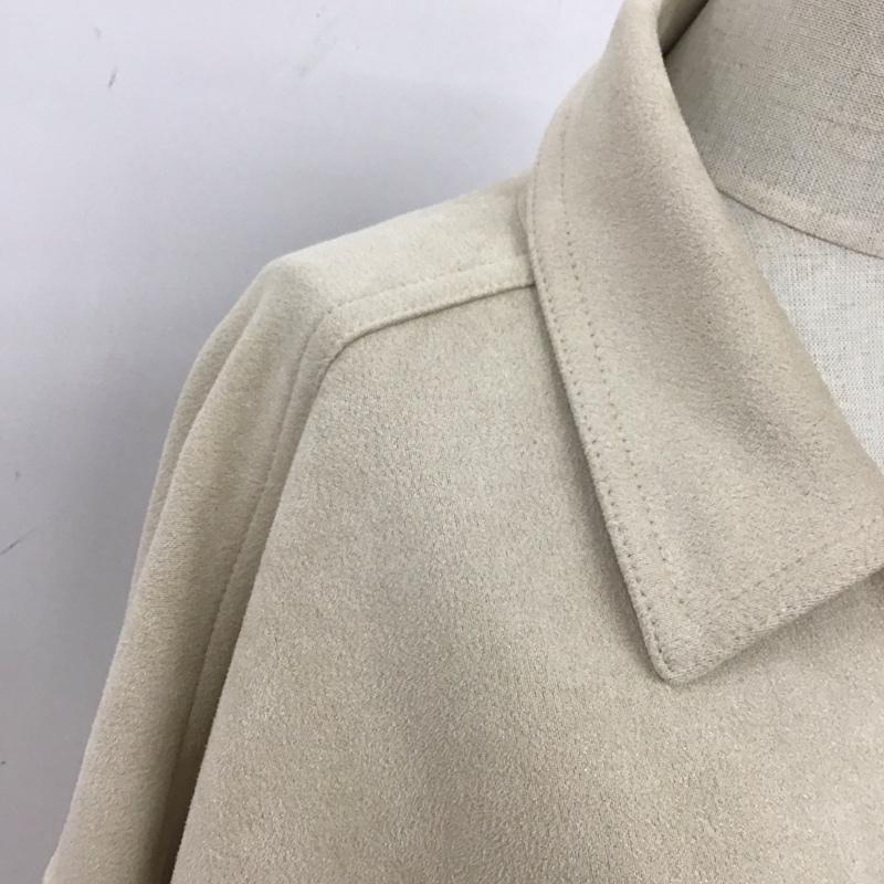 アイテムズ アーバンリサーチ ITEMS URBAN RESEARCH ジャケット、上着 ジャケット、ブレザー IT24-27A002 フェイクスエードシャツジャケット FREE 無地 ベージュ / ベージュ / レディース USED 古着 中古 10125063