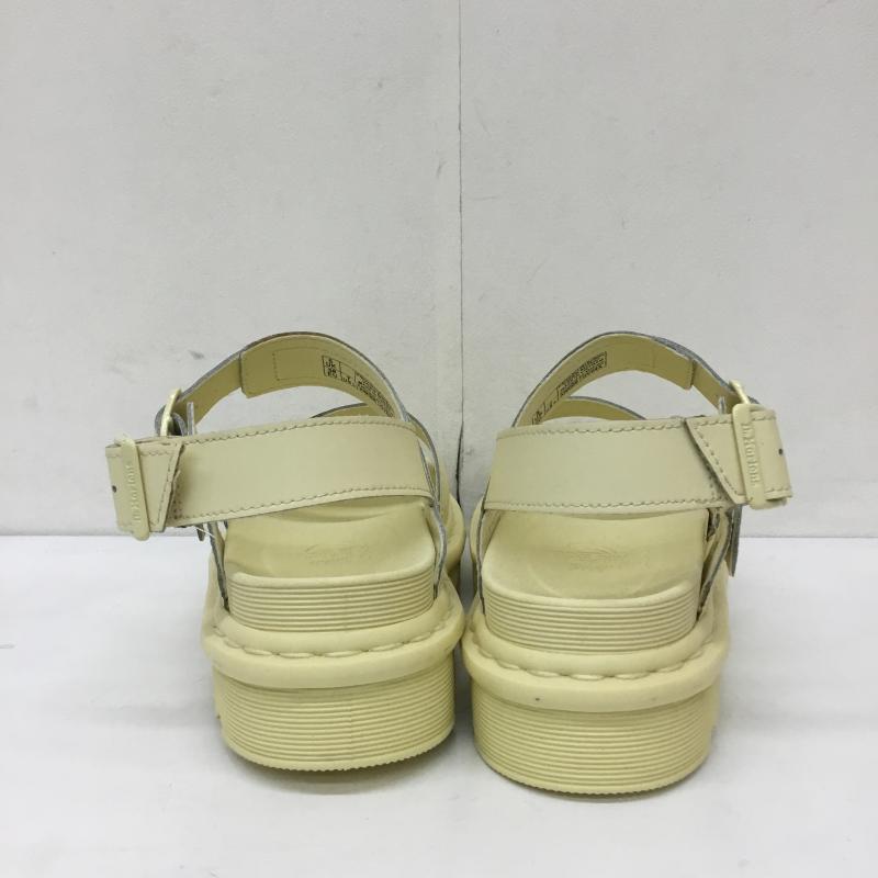 ドクターマーチン Dr.Martens サンダル サンダル VOSS MONO 27330282 US:7 ロゴ、文字 黄 / イエロー / レディース USED 古着 中古 10133780