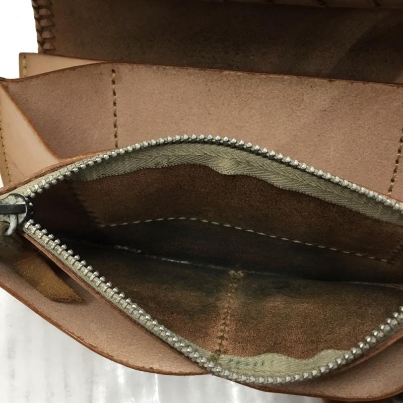 ゴダン GODANE 財布 長財布 レザー 総柄 茶 / ブラウン / メンズ USED 古着 中古 10108852