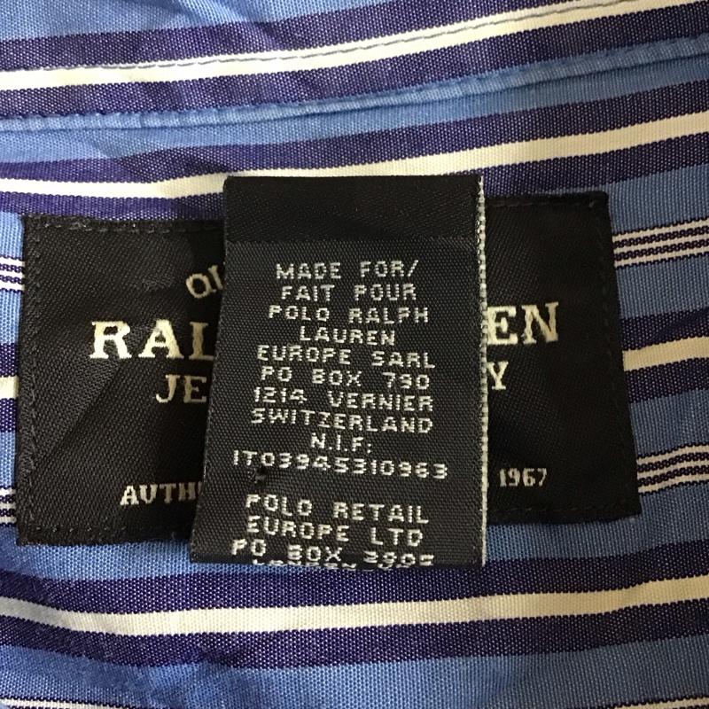 ラルフローレン RALPHLAUREN シャツ、ブラウス 長袖 長袖シャツ カラーシャツ ポケットシャツ 長袖カットソー ストライプシャツ L ストライプ マルチカラー / マルチカラー / メンズ USED 古着 中古 10118276
