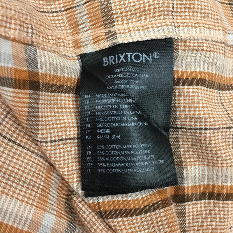 ブリクストン BRIXTON シャツ、ブラウス 半袖 ボタンダウンシャツ S チェック マルチカラー / マルチカラー / メンズ USED 古着 中古 10108967