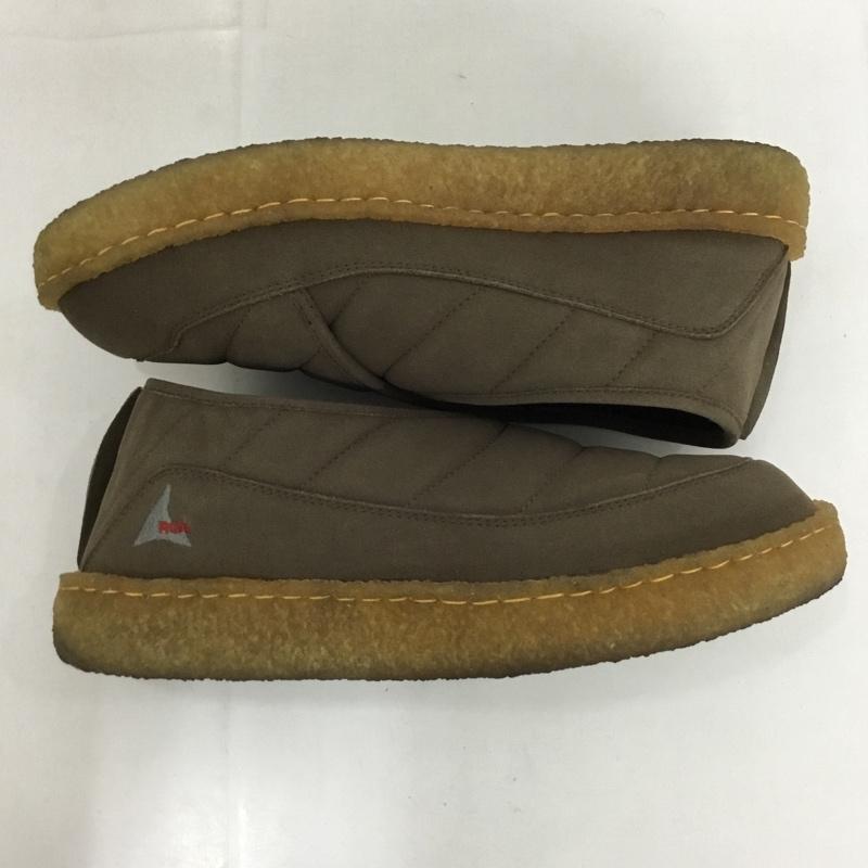 古着 USED スリッポン スリッポン ROA NBUW182FA44 EU42 箱有 ロゴ、文字 茶 / ブラウン / メンズ USED 古着 中古 10129090