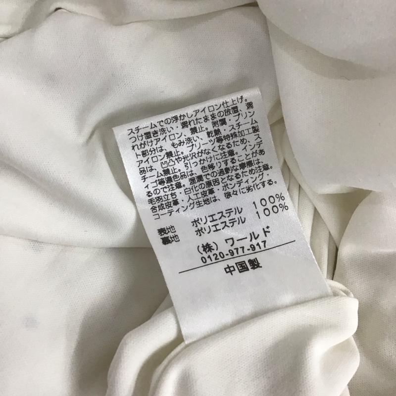 オペークドットクリップ OPAQUE.CLIP ワンピース ロングスカート 長袖ワンピース ロングワンピース ドットロングスリーブワンピース M ドット 白 / ホワイト / レディース USED 古着 中古 10111503