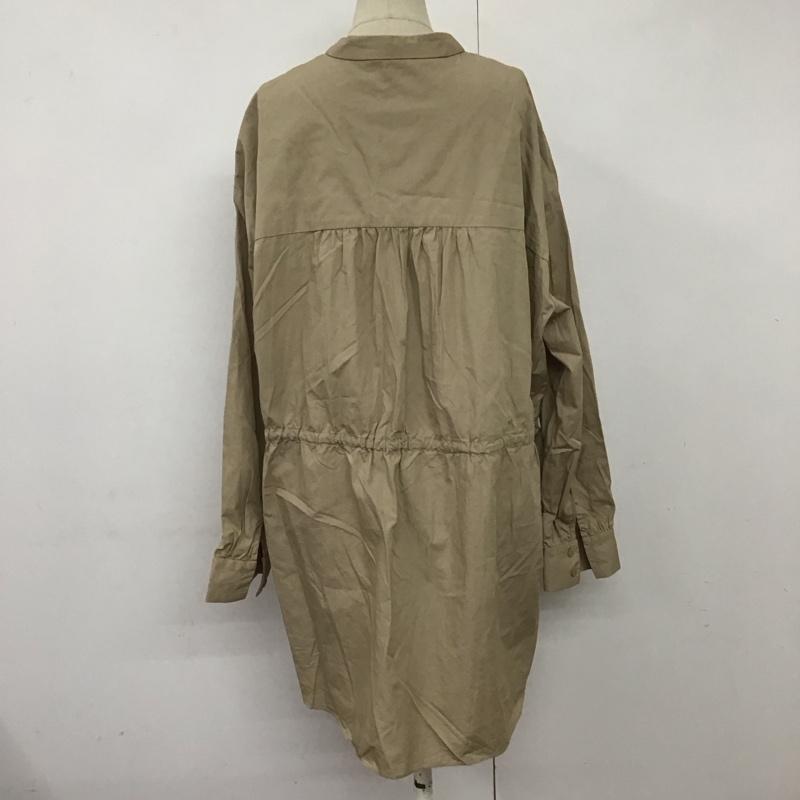 ザラ ZARA シャツ、ブラウス 長袖 S 無地 ベージュ / ベージュ / レディース USED 古着 中古 10124434