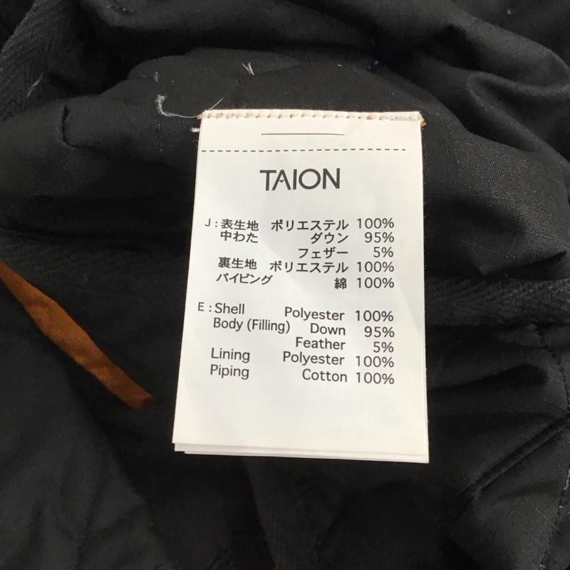 タイオン TAION ジャケット、上着 ジャケット、ブレザー カジュアルジャケット アウター ノーカラージャケット アウター XXL 無地 黒 / ブラック / メンズ USED 古着 中古 10140995