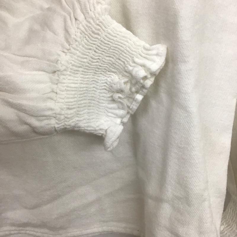 サマンサモスモス Samansa Mos2 カットソー 長袖 長袖カットソー 無地カットソー クルーネック M 無地 白 / ホワイト / レディース USED 古着 中古 10135256