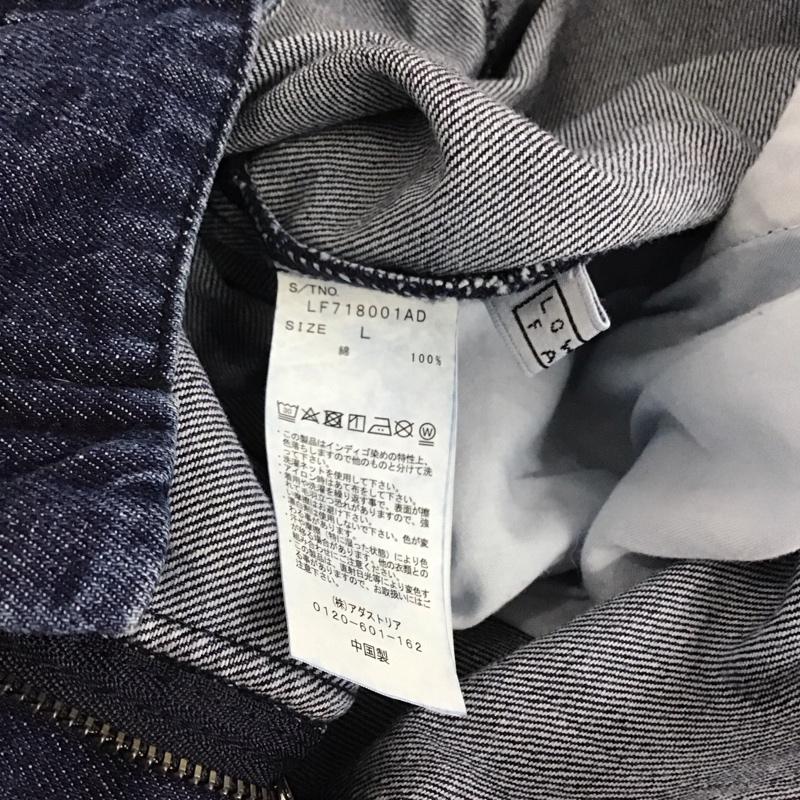 ローリーズファーム LOWRYS FARM ワンピース ロングスカート LF718001 CONEビスチェOP タグ付き デニム L 無地 インディゴ / インディゴ /  レディース USED 古着 中古 10133438