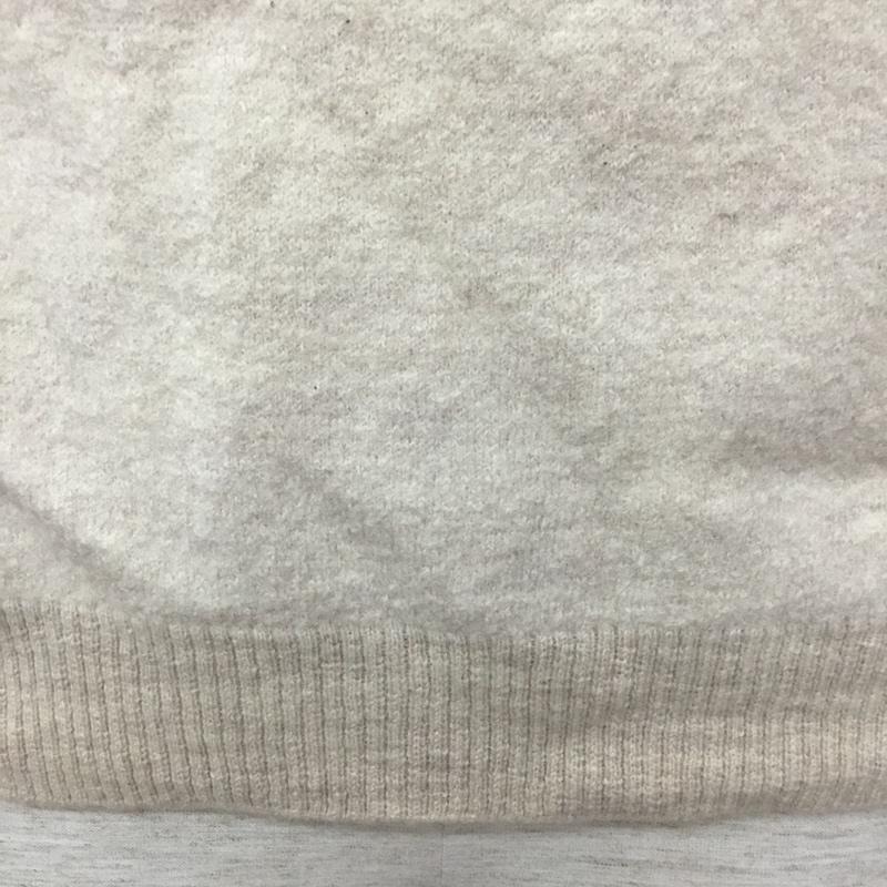 クリケット Cricket ニット、セーター 長袖 長袖ニットカットソー ニット セーター Vネックニット L 無地 ベージュ / ベージュ /  メンズ USED 古着 中古 10113358