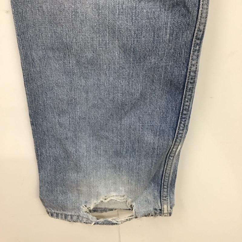 リーバイストラウスアンドコー Levi Strauss & co. パンツ デニム、ジーンズ デニムパンツ ワイドパンツ カジュアルパンツ 33インチ 無地 インディゴ / インディゴ /  メンズ USED 古着 中古 10126517