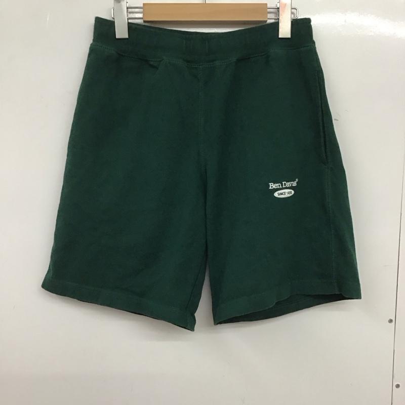 ベンデイビス BEN DAVIS パンツ ショートパンツ ショートパンツ ハーフパンツ カジュアルパンツ S ロゴ、文字 緑 / グリーン / メンズ USED 古着 中古 10133655