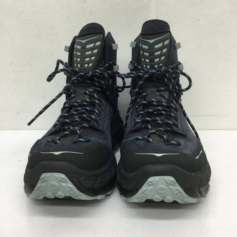 ホカオネオネ HOKA ONEONE アウトドアシューズ アウトドアシューズ 1144651 HOKA ONEONE HOKA X JLAL TOR ULTRA HI ホカ オネオネ ホカ X ジェイラル トゥール ウルトラ ハイ 27.5cm ロゴ、文字 黒 / ブラック / X 紺 / ネイビー / メンズ USED 古着 中古 10116033