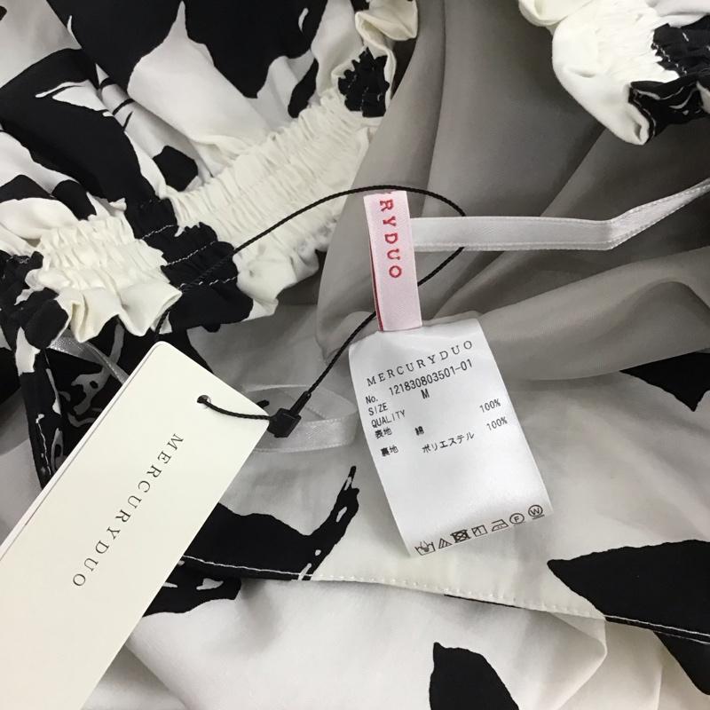 マーキュリーデュオ MERCURYDUO スカート ロングスカート M 総柄 白 / ホワイト / レディース USED 古着 中古 10139360