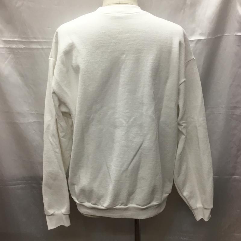 ロサンゼルスアパレル LOS ANGELES APPAREL トレーナー 長袖 L 無地 白 / ホワイト / メンズ USED 古着 中古 10108913