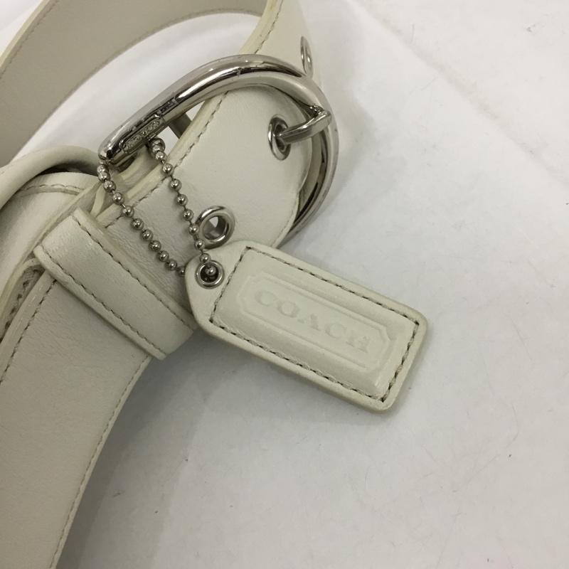 コーチ COACH ショルダーバッグ ショルダーバッグ 9481 レザー 無地 白 / ホワイト / レディース USED 古着 中古 10129108