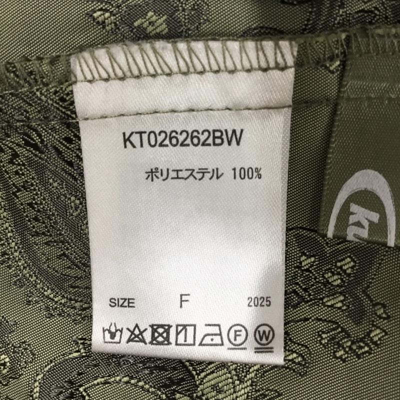 クティール kutir シャツ、ブラウス 半袖 KT026262BW ビッグシルエット FREE ペイズリー カーキ / カーキ / メンズ USED 古着 中古 10117795
