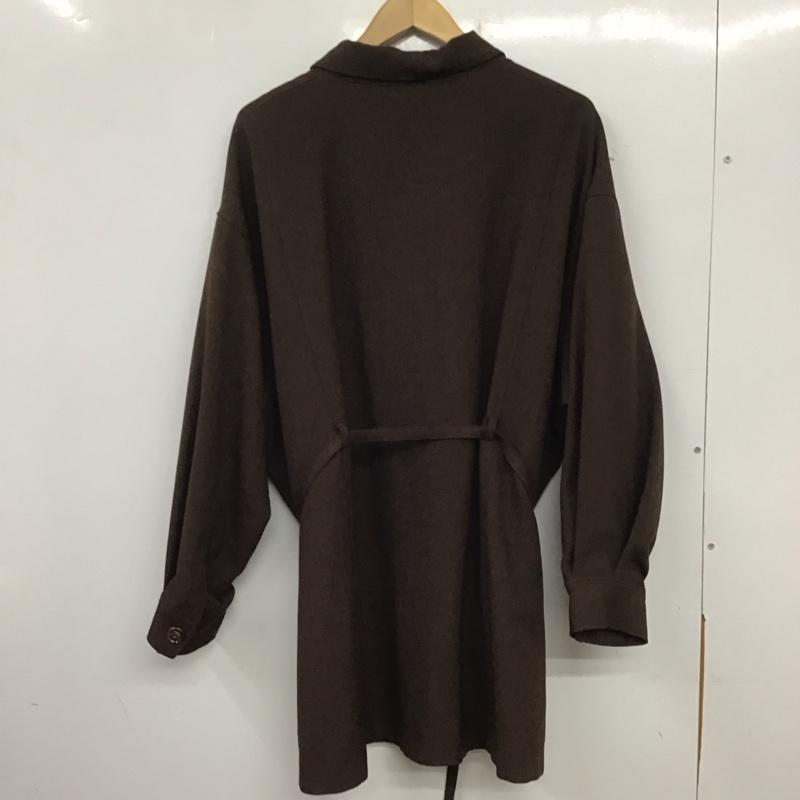 ローリーズファーム LOWRYS FARM ジャケット、上着 ジャケット、ブレザー FREE 無地 茶 / ブラウン / レディース USED 古着 中古 10139333