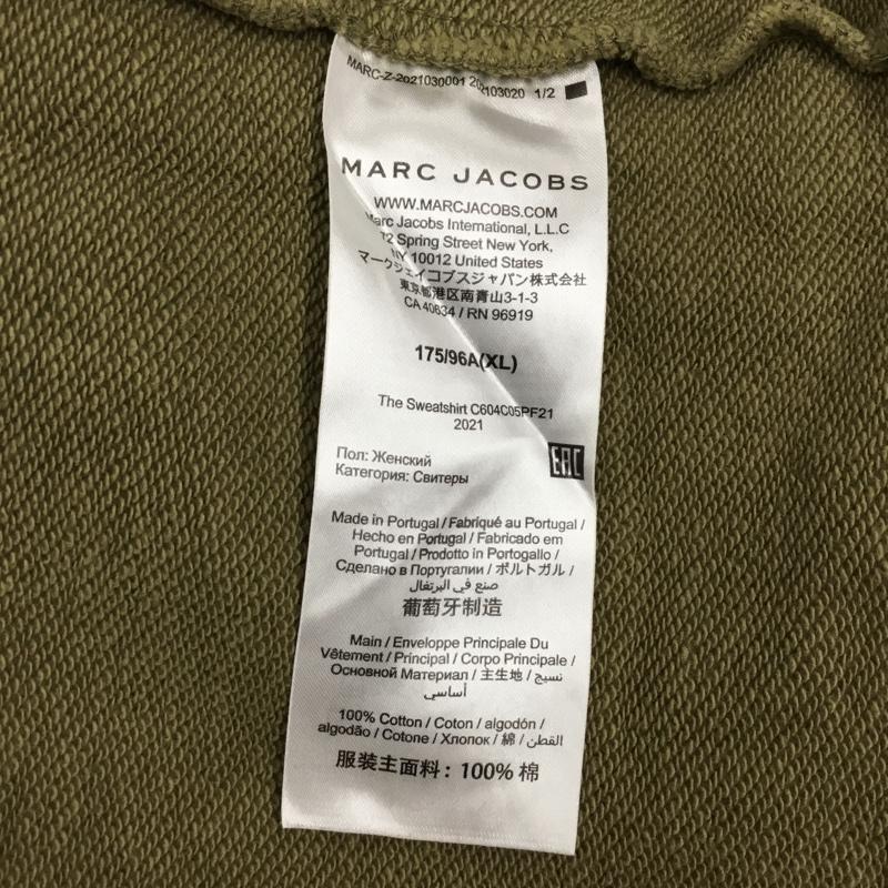 マークジェイコブス MARCJACOBS トレーナー 長袖 MARC-Z-2021030001 スウェット 刺繍 XL ロゴ、文字 カーキ / カーキ / レディース USED 古着 中古 10118368