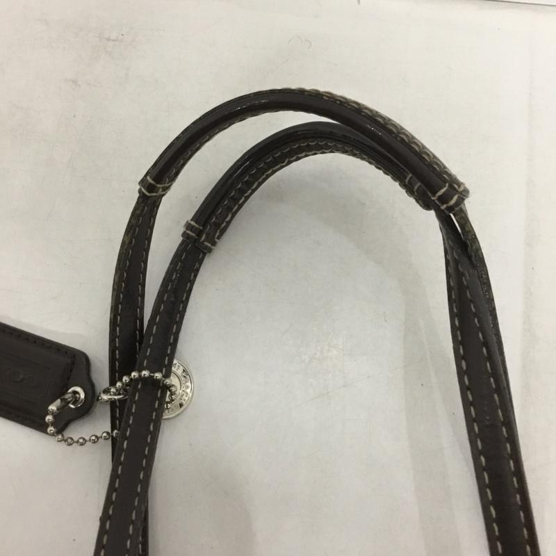 コーチ COACH トートバッグ トートバッグ F19046 ロゴ、文字 茶 / ブラウン / X ベージュ / ベージュ / レディース USED 古着 中古 10138050