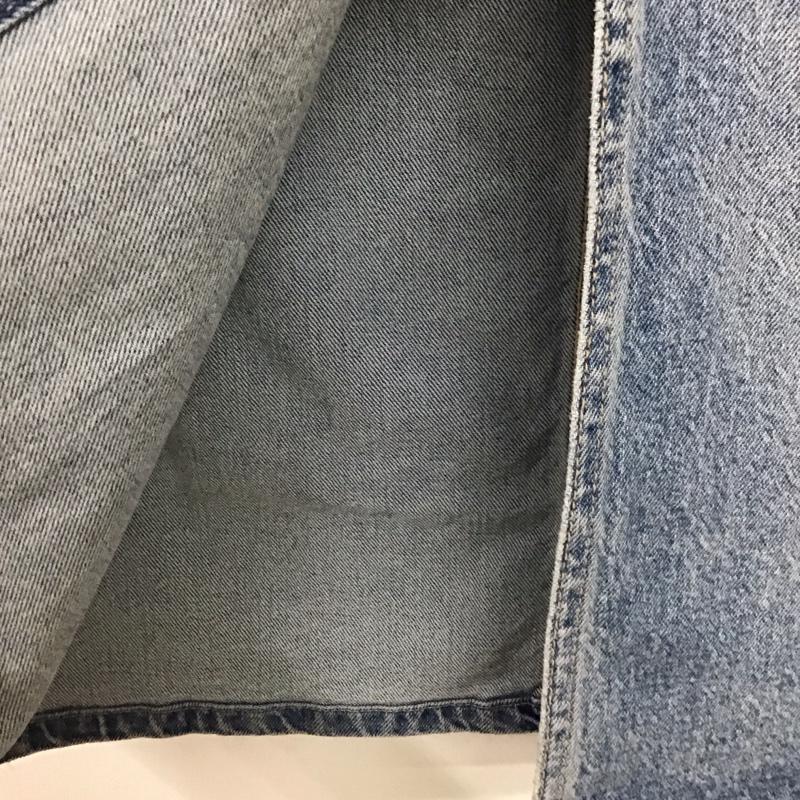 ザラ ZARA スカート ひざ丈スカート デニムスカート M 無地 水色 / ライトブルー / レディース USED 古着 中古 10137163