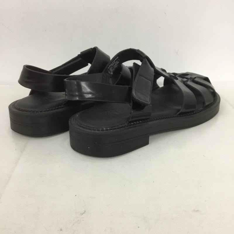 ザラ ZARA サンダル サンダル 3504 710 040 グルカサンダル EU38 無地 黒 / ブラック / レディース USED 古着 中古 10133188