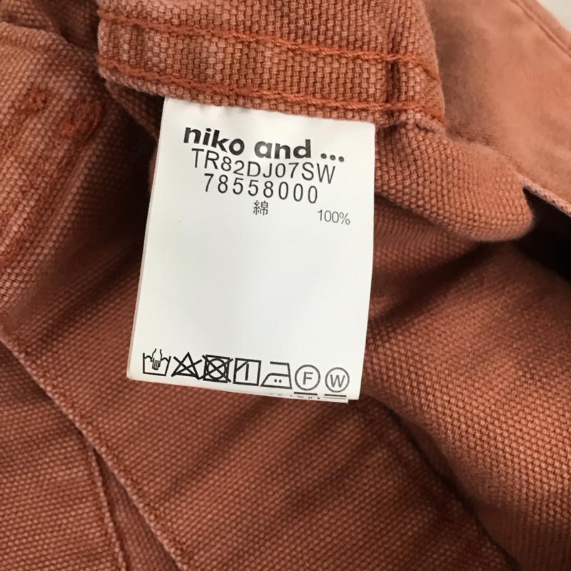 ニコアンド niko and... ジャケット、上着 ジャケット、ブレザー デニムジャケット カラージャケット 長袖ジャケット ブルゾン Gジャン 無地 橙 / オレンジ / レディース USED 古着 中古 10120402