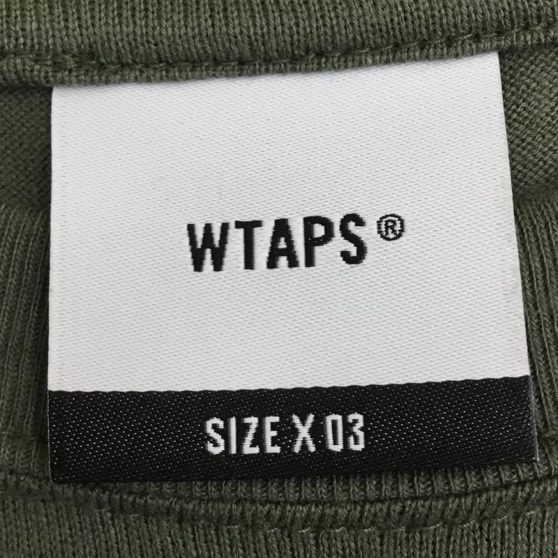 ダブルタップス WTAPS Tシャツ 半袖 231ATDT-CSM29 23SS XL ロゴ、文字 緑 / グリーン / メンズ USED 古着 中古 10134378