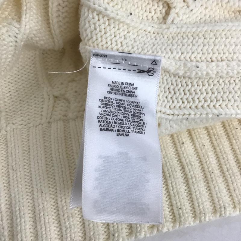 ポロラルフローレン POLO RALPH LAUREN カーディガン 長袖 M 無地 白 / ホワイト / レディース USED 古着 中古 10147203