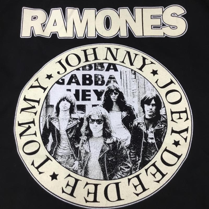 古着 USED Tシャツ 半袖 半袖カットソー プリントTシャツ クルーネックカットソー バンドTシャツ XL プリント 黒 / ブラック / メンズ USED 古着 中古 10108345