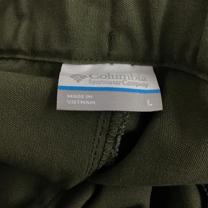コロンビア Columbia ボトムス ボトムス 221 PM0789 ロマ ビスタ パンツ ロングパンツ アウトドアパンツ テーパード L ロゴ、文字 カーキ / カーキ / メンズ USED 古着 中古 10123522