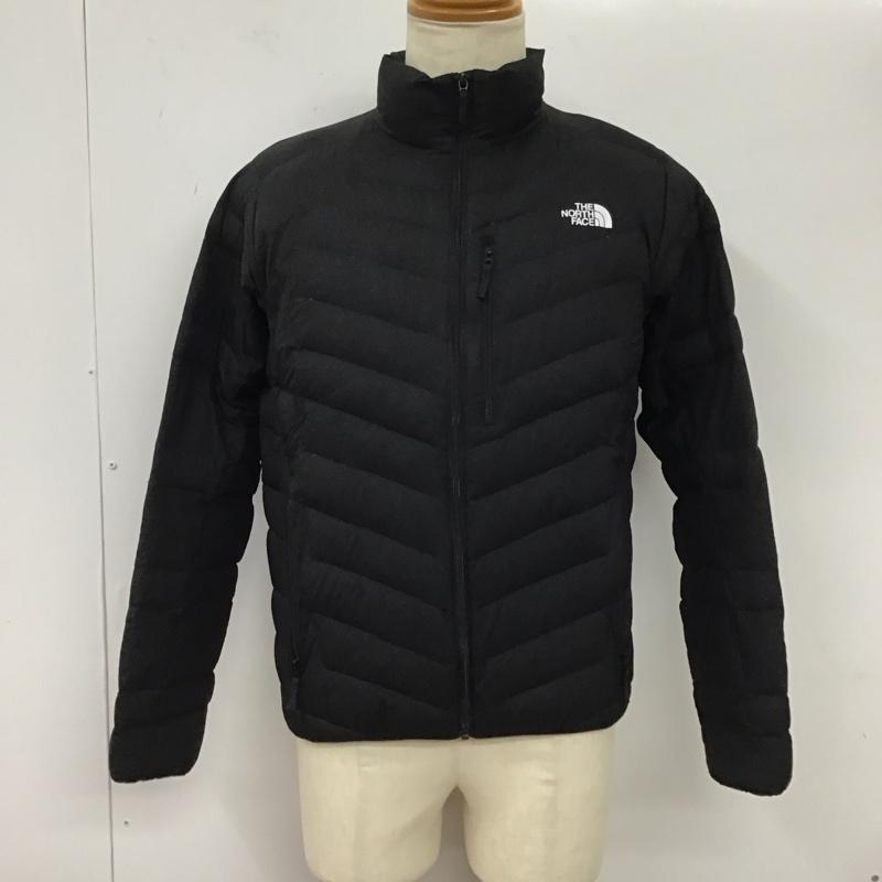 ザノースフェイス THE NORTH FACE ジャケット、上着 ジャンパー、ブルゾン ny81660 THUNDERJKT アウトドアダウンウェア ジップアップジャケット M ロゴ、文字 黒 / ブラック / メンズ USED 古着 中古 10119214
