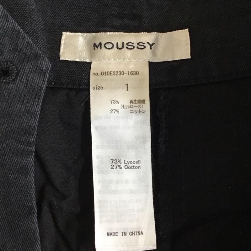 マウジー MOUSSY ボトムス ボトムス 010ES230-1630 HIGH WAIST COCOON PANTS ハイウエスト コクーンパンツ 1 無地 黒 / ブラック / レディース USED 古着 中古 10114468