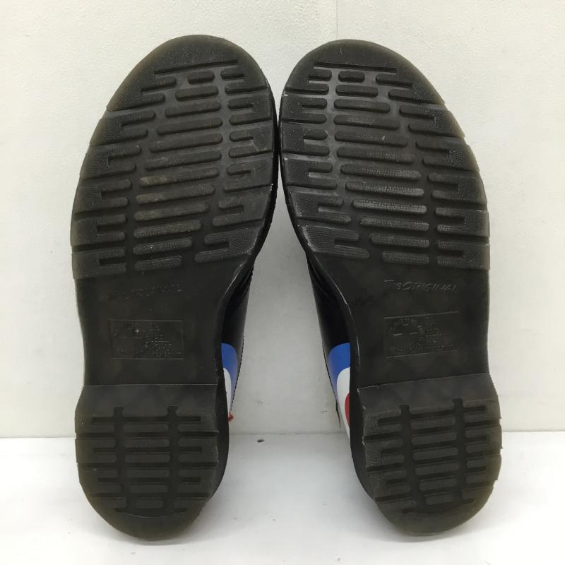 ドクターマーチン Dr.Martens ローファー ローファー ドクターマーチン ザ・フー 3ホールシューズ US:8 プリント 黒 / ブラック / X 青 / ブルー / X 赤 / レッド / X 白 / ホワイト / メンズ USED 古着 中古 10120979