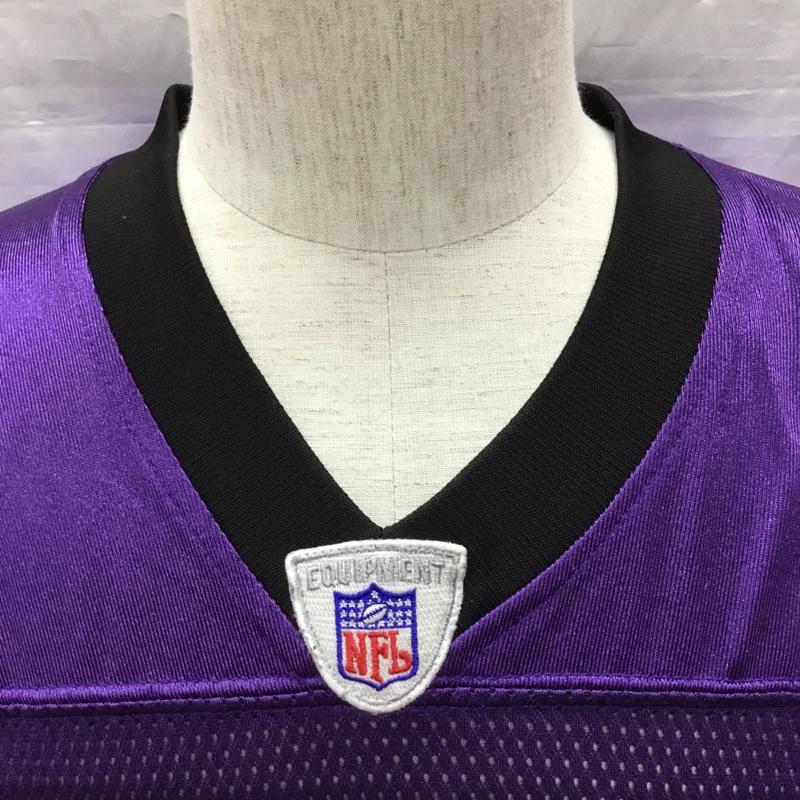 リーボック Reebok カットソー 半袖 半袖カットソー スポーツウェア ユニフォーム XL ロゴ、文字 紫 / パープル / メンズ USED 古着 中古 10116675