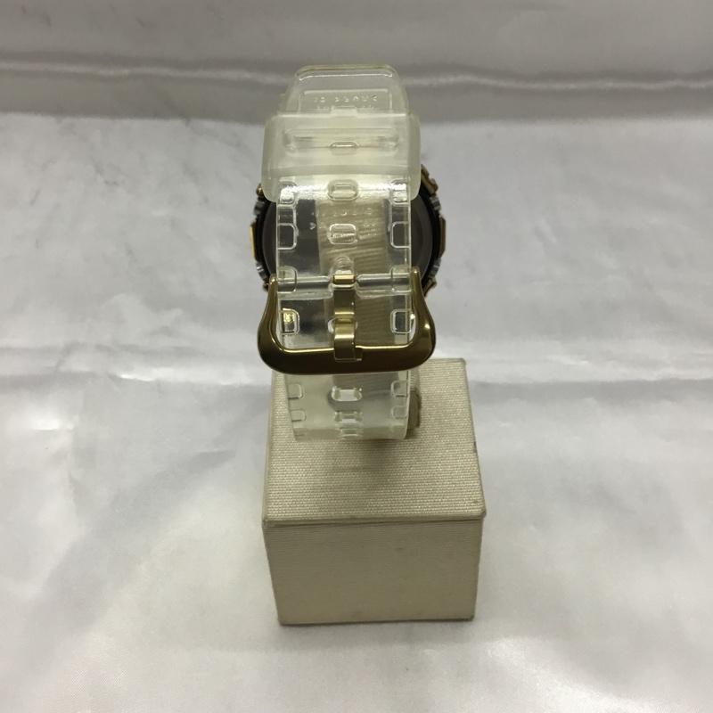 ジーショック G-SHOCK 腕時計 デジタル GM-5600SG スケルトン 箱有 ロゴ、文字 金 / ゴールド / X 透明 / クリア / メンズ USED 古着 中古 10109231